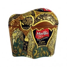 Чай MARGO Марго чорний Golden Jumbo (Слон) PEKOE 100г жерсть банку