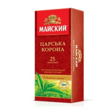 Чай Травневий Царська корона чорний 25 пакетів