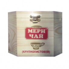 Чай Мері Великий лист чорний Індійський 200г Дерев'яна упаковка