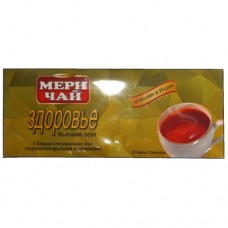 Чай Мері Здоров'я Вищий сорт 25 пакетів чорний чай