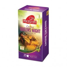 Чай Мервін Mervin чорний та зелений Королева Ночі 25 пакетів