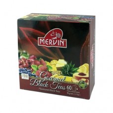 Чай чорний Мервін Mervin Асорті 60 пакетів
