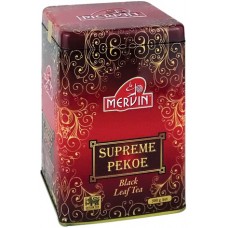 Чай чорний Мервін Mervin Супрім Пеке 500г жерсть банку
