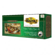 Чай Minhaj Мінхадж зелений Насолода 25 пакетів