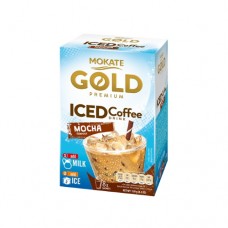 Кавовий напій Mokate Мокате Gold ICED зі смаком шоколаду 8 стиків по 15г