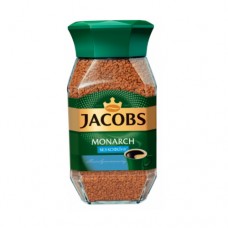 Кава Якобс Монарх розчинна без кофеїну 95г скло банку