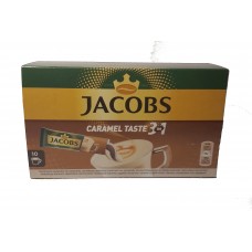Кава розчинна Якобс JACOBS 3в1 Карамель 10 Сіків по 16.9г