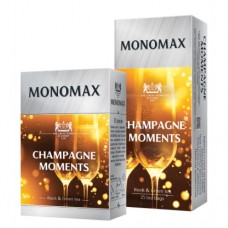 Чай Monomah Мономах Champagne Moment Іскри шампанського чорний/зелений 80г