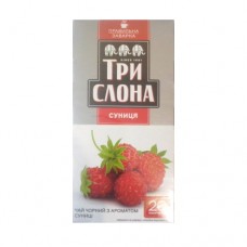 Чай Три слони Суниці 20 пакетів