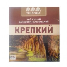 Чай чорний Три слони Міцний 100 пакетів ДСТУ