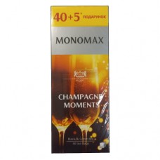Чай Monomax Champagne moments Мономах Шампанське зелене з чорний 40+5 пакетів