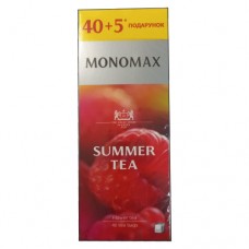 Чай Monomax Summer tea Мономах Малина трав'яна 40+5 пакетів
