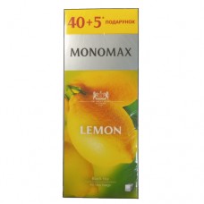 Чай Monomax Lemon Мономах Лемон чорний чай 40+5 пакетів