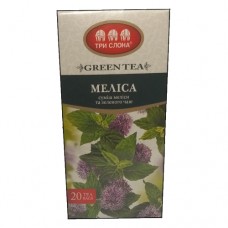Чай Monomax Мономах Три слони Меліса зелений чай 20 пакетів