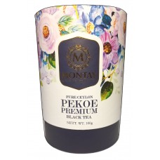 Чай Монтай Преміум ПІКИЙ Montay Premium PEKOE 100г чорний чай тумбус
