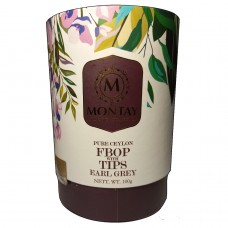 Чай Монтай ФБОП Ерл грей з тепсою Montay FBOP Earl Grey tips 100г чорний чай тумбус