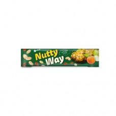 Шоколадний батончик мюслі Natty Wey горіховий із фруктами зелений 40г