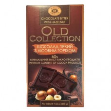 Олд Коллекшион OLD COLLECTION Шоколад гіркий з лісовими горіхами 200г
