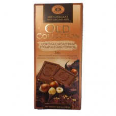 Олд Коллекшион OLD COLLECTION Шоколад молочний з подрібненим горіхом 100г