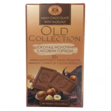 Олд Колекшіон OLD COLLECTION Шоколад молочний з лісовими горіхами 200г