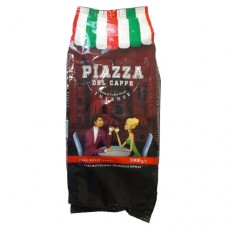Кава Піазза Piazza del Caffe Intense Інтенсі 1кг в зернах м'яка упаковка