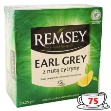Чай Рамсей Ерл Грей з Лимоном Ramsey Earl Grey Lemon 75 пакетів