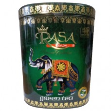Чай Раса Зелений чай ДП Rasa Green tea GP 400г в залізній банці