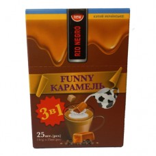 Кава Ріо Негро Карамель Rio Negro 3в1 Funny 25 пакетів