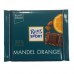 Шоколад Ріттер спорт Мигдально-апельсиновий Ritter sport Mandel orange 100г
