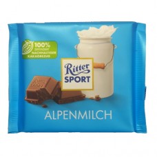 Шоколад Ріттер спорт Альпійське молоко Ritter sport Alpenmilch 100г