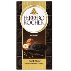 Шоколад Ferrero Rocher чорний шоколад 55% із лісовими горіхами 90г