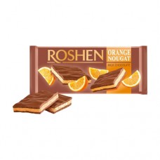 Шоколад Рошен молочний з апельсиновою нугою 90г