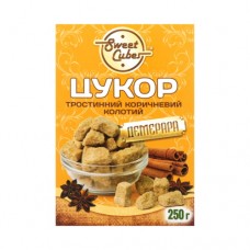 Цукор очеретяний Sweet Cubes коричневий колотий Демерара 250г