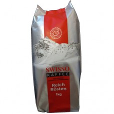 Кава Свіссо Рейх Ростен 100% Арабіка Swisso Reich Rosten 100% arabica 1кг у зернах