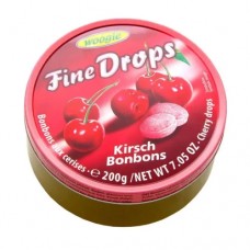 Льодяники Woogie Tine Drops Вуггі Тіні Дропс Вишневий смак 200г