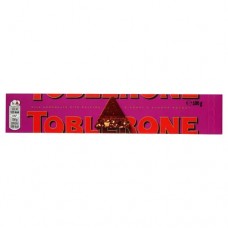 Шоколад Toblerone молочний із родзинками та мигдалем 100г