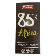 Шоколад Торрас Африка чорний 85% какао Torras Africa black 85% cocoa 100г