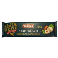 Шоколад Торрас Зеро чорний з фундуком Torras Zero Dark Almonds 300г
