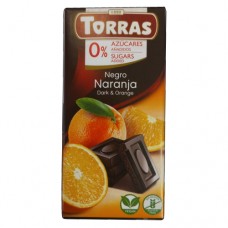 Шоколад Торрас Чорний з Аперсином Torras Negro Naranja 75г