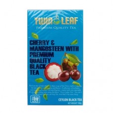 Чай Twin Leaf чорний мангустин черешня 100г