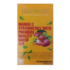 Чай Twin Leaf зелений Полуниця манго 100г