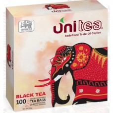 Юнітеа Чорний чай Unitea Black tea 100 пакетів
